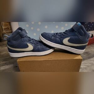 Blue Light Bone Nike Court Borough Mid 2 Size 12c